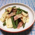 chocoraママ's cooksnap of when they made いんげんとベーコンのガーリック炒め♪.