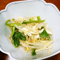 B子chan's cooksnap of when they made *常備菜*小松菜と蒸し鶏のからし和え.