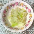 チェックのミニくま's cooksnap of when they made 絶品和風おひたしキャベツ♪.