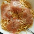 あんこしるこ's cooksnap of when they made レモンと生ハムのクリームパスタ.