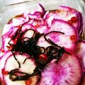 yoko1004's cooksnap of when they made 紅大根（紫大根）の甘酢漬け.