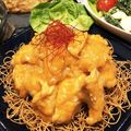 もじゃこてつー's cooksnap of when they made 極柔！鶏胸肉のまろやかチリソース炒め。.
