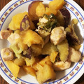 megu305's cooksnap of when they made 鶏とさつまいもの甘辛煮.