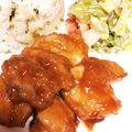 its♡'s cooksnap of when they made フライパンで鶏もも肉の照り焼き.