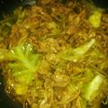 セカイノハジマリ's cooksnap of when they made 豚こまもやし・キャベツのカレー炒め.