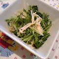 海理ママ's cooksnap of when they made 簡単めんつゆで　水菜とえのきのおひたし.