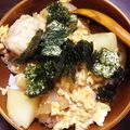 ka731's cooksnap of when they made ＊じゃがいもゴロゴロ我が家の簡単親子丼＊.