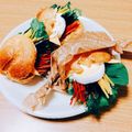 Osatou✽'s cooksnap of when they made 休日ランチに♪シューサレドイッチ.
