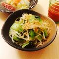 bonbonnier's cooksnap of when they made 簡単中華風！青梗菜ともやしのナムル.