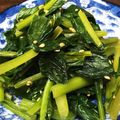 卵せんべい's cooksnap of when they made 小松菜のナムル【ＪＡ福岡市】.