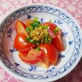 yasutonton's cooksnap of when they made レンチン簡単！★あつあつトマト★.