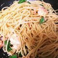 あやひで1017's cooksnap of when they made エビとアスパラの和風たらこパスタ.