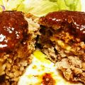ms06zaku's cooksnap of when they made 失敗しない基本のチーズINハンバーグ☆.
