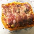 白竜君のママ's cooksnap of when they made 生ハムと紫蘇とトマトのピッツァ♪.