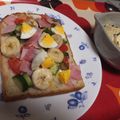 よちりん's cooksnap of when they made マヨデリ♫バナナが決めてのサラダトースト.