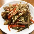 YUKIKI☆'s cooksnap of when they made 豚肉入りきんぴらごぼう♪(お弁当にも！).