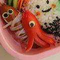 ぬくした's cooksnap of when they made キャラ弁☆賑やかなハロウィン弁当♪.