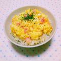 まあまま☆0403's cooksnap of when they made レンジで簡単☆ふわふわ卵丼.