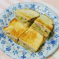 ＊れいぴん＊'s cooksnap of when they made 「グリル」トーストでホットサンド.