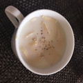 しおちゃん9's cooksnap of when they made あっという間の！ふわとろ豆乳生姜スープ.