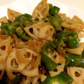 はまぐり子's cooksnap of when they made 豚肉とレンコンとピーマンの簡単野菜炒め♪.