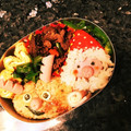 タキカド's cooksnap of when they made 幼稚園のお弁当☆サンタおにぎり☆.