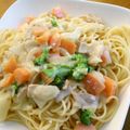 saorinrin2's cooksnap of when they made 残ったシチューで簡単クリームパスタ.