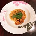❁Abake❁'s cooksnap of when they made トマトときのこのスパゲッティ.