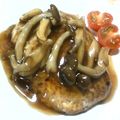ねっちゃんっ's cooksnap of when they made 簡単フワフワ♪和風豆腐ハンバーグ.