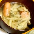 みゃみゃごと's cooksnap of when they made ゴボウとウインナーのコンソメスープ.