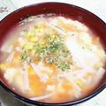 KUMI KUMI's cooksnap of when they made 餃子の皮de簡単ワンタンスープ.