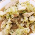 sure48m's cooksnap of when they made 鶏肉とキャベツの蒸し焼き ポン酢風味.