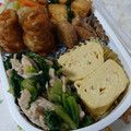 イチゴ、イチゴ。's cooksnap of when they made *常備菜*小松菜と蒸し鶏のからし和え.