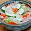 nonnon0317's cooksnap of when they made 白菜と豚しゃぶポン酢のフライパン蒸し.