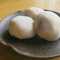 Rikokon's cooksnap of when they made だんご粉deくるみ大福♪.
