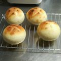 奈央ぽん's cooksnap of when they made リンゴ自家製酵母～シンプル丸パン.