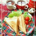 sakuraロゼット's cooksnap of when they made ☆ツナ&ハム&チーズ☆ホットサンド美味っ.