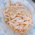 ユチョン1217's cooksnap of when they made 生パスタ風カルボナーラ.