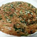 ポニーリボン's cooksnap of when they made お豆腐で簡単♪ネギのチヂミ.