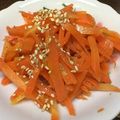 卵せんべい's cooksnap of when they made カロチン摂取♪✿にんじんの❀昆布茶和え✿.