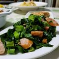 ｸﾏﾘｴ's cooksnap of when they made ケールの油炒め.