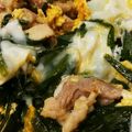 Macaw's cooksnap of when they made 簡単・鶏もも肉のニラ玉のっけ.