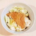 Richland☆Y's cooksnap of when they made どん兵衛のきつね(あげ)で一膳丼アレンジ.