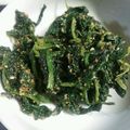 ホソニャン's cooksnap of when they made 水っぽくない！ほうれん草のごま和え.