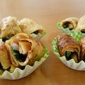 なおきんとん's cooksnap of when they made ☺お弁当に♪ベーコンとねぎの油揚げ巻き☺.