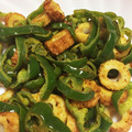 ティムル's cooksnap of when they made ☺ちくわとピーマンの簡単カレーマヨ炒め☺.