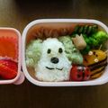 ひよママぴっこ's cooksnap of when they made 【キャラ弁】いないいないばあのワンワン.