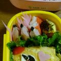ひよママぴっこ's cooksnap of when they made キャラ弁おかず★えんぴつ＆消しゴム.
