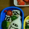 ひよママぴっこ's cooksnap of when they made ひつじのショーン☆キャラ弁のおかず.