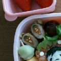 ひよママぴっこ's cooksnap of when they made キャラ弁に☆肉巻きいちごちゃん♪.